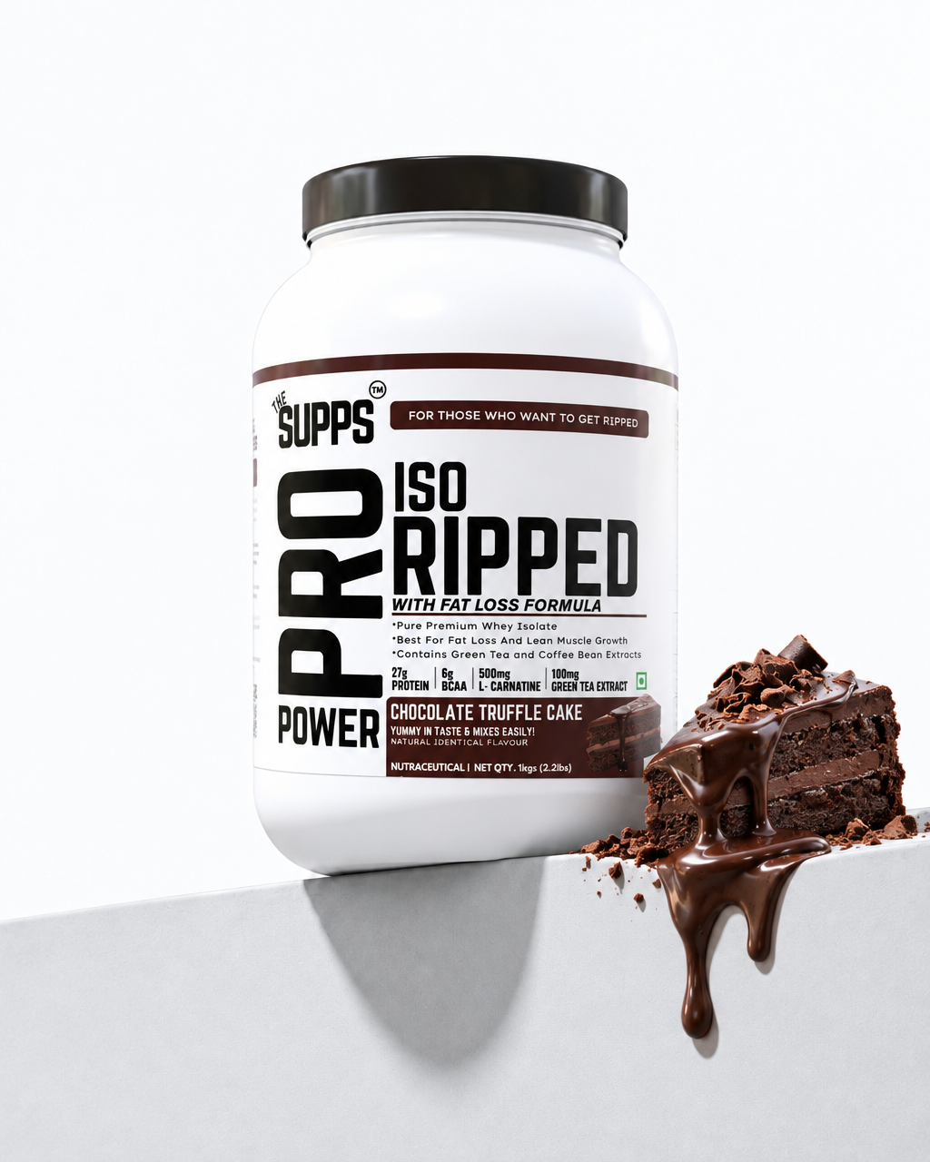 The Supps Pro Iso Ripped | Chocolate Truffle Cake | 1Kg