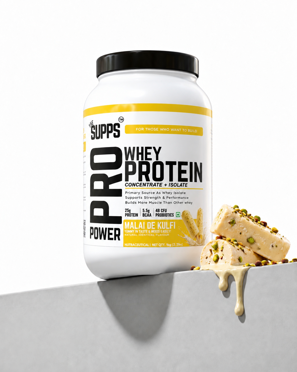 The Supps Pro Whey Protein | Malai De Kufli | 1Kg