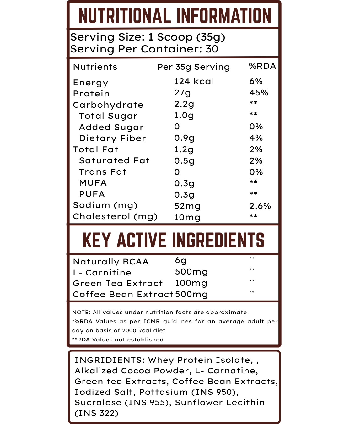 The Supps Pro Iso Ripped | Chocolate Truffle Cake | 1Kg
