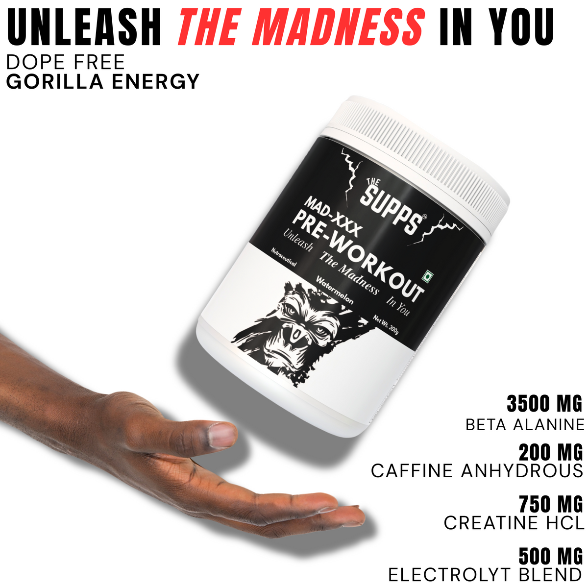 The Supps Mad-XXX Pre Workout