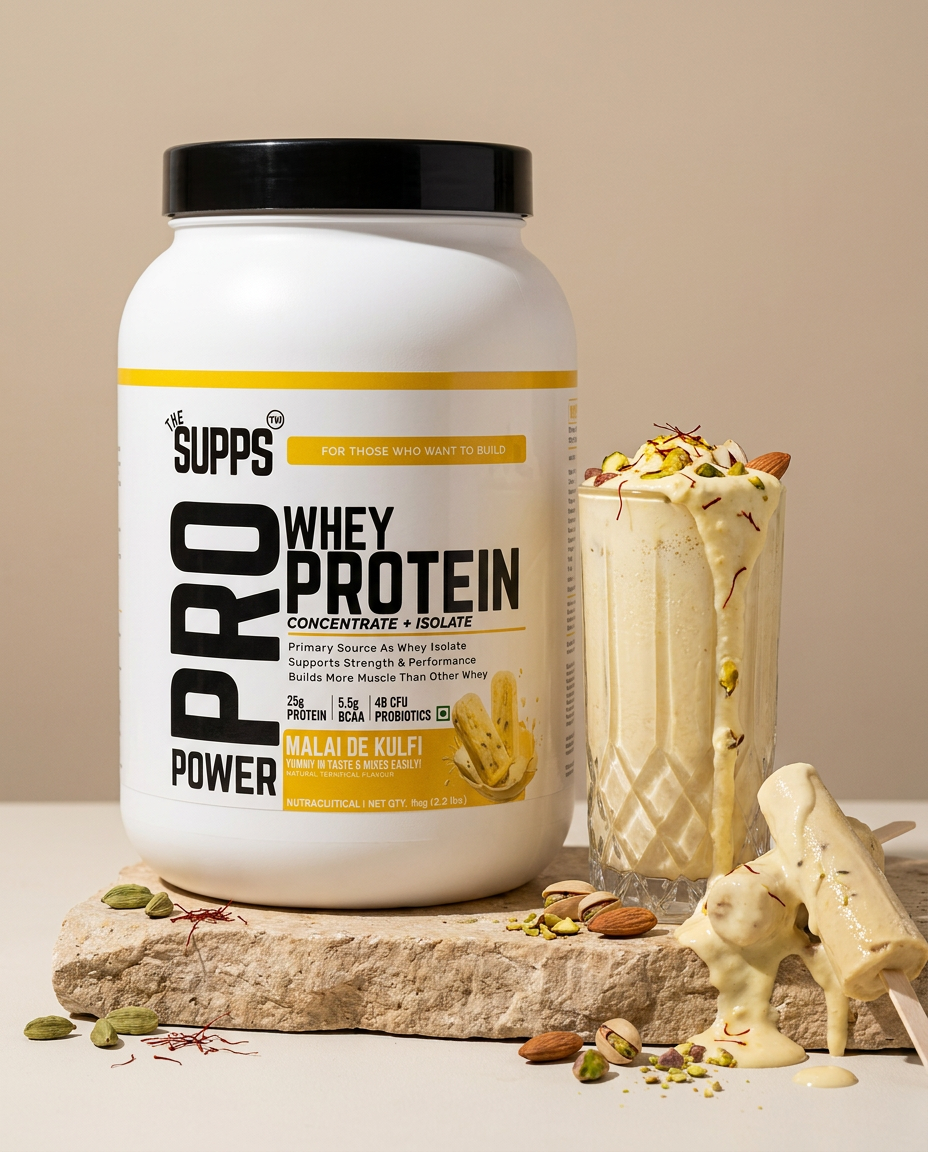 The Supps Pro Whey Protein | Malai De Kufli | 1Kg