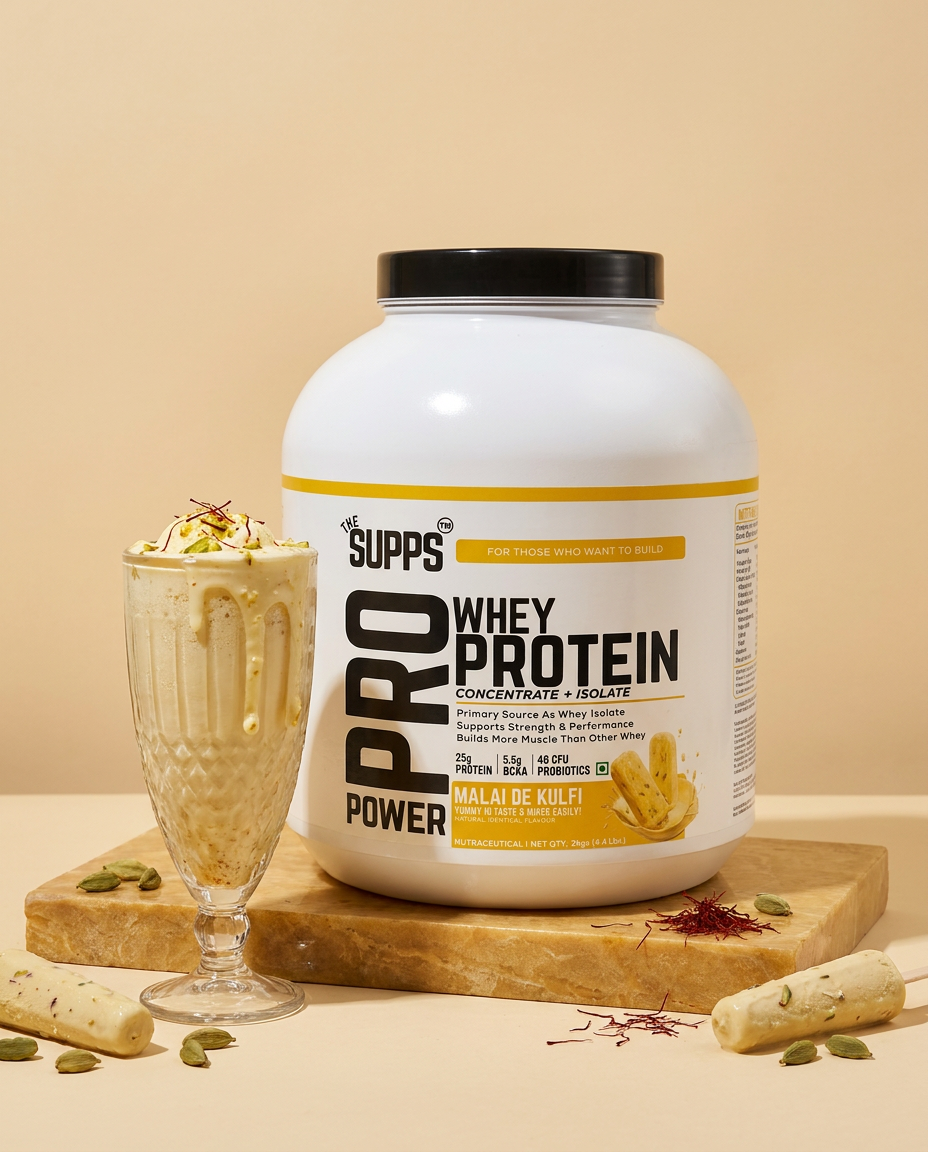 The Supps Pro Whey Protein | Malai De Kulfi | 2Kgs