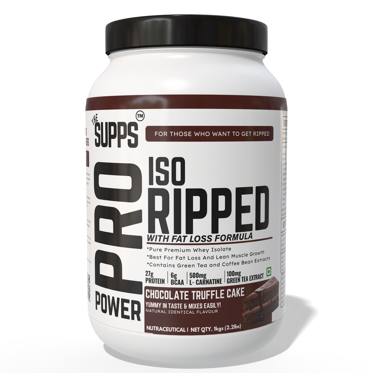 The Supps Pro Iso Ripped | Chocolate Truffle Cake | 1Kg