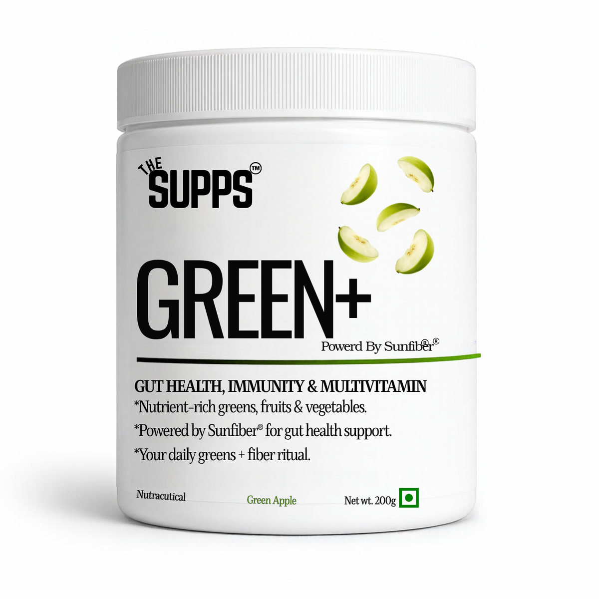 The Supps Green+ | Supergreen with Sunfiber® | 200g
